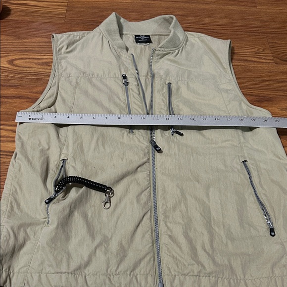 SCOTTeVEST The 101 Vest Khaki Utility Travel Full Zip Mens Medium W/ Attachments - Picture 5 of 9